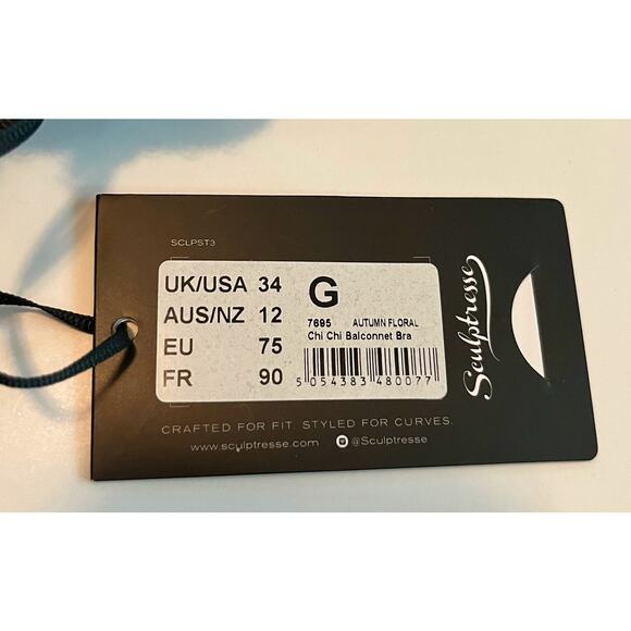 Two NWT Sculptresse by Panache Chi Chi Bras 34G style #7695 - Picture 8 of 10